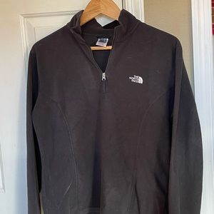 Black Fleece Quarter Zip-North Face label